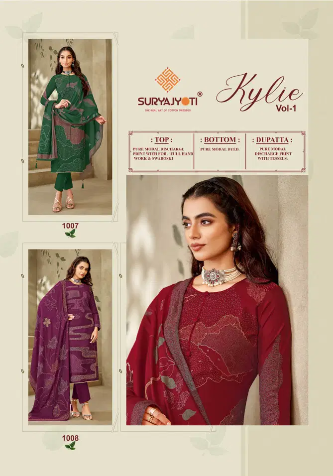 Kylie Vol 1 By Suryajyoti Modal Designer Dress Material Wholesale Shop In Surat
